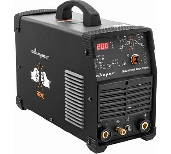 Инвертор сварочный REAL TIG 200 P AC/DC (E201B) Black (маска+педаль+перчатки)