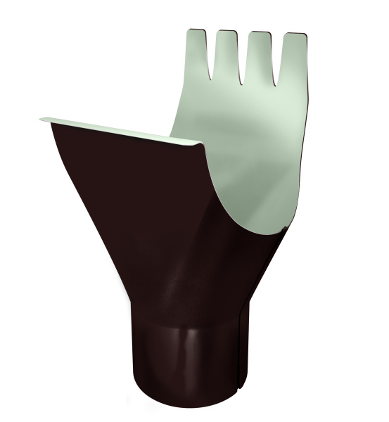 Воронка Optima 125х90мм RAL 8017 шоколад