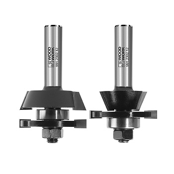 Комплект мебельных фрез D=44,4 I=23,8 L=76 S=12мм Woodwork 991.2302.12