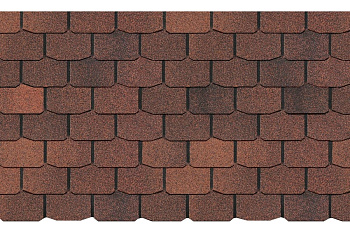 Гибкая черепица DOCKE PIE PREMIUM Коллекция ЦЮРИХ цвет Кофе 3,1 м.кв.