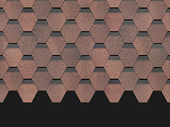 Гибкая черепица DOCKE PIE PREMIUM Коллекция Шеффилд цвет Кофе 3м2