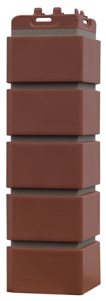 Угол Grand Line Клинкерный кирпич Design Plus корица с темно-бежевым швом