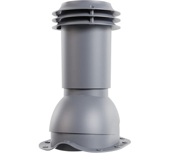 Выход вентиляции канализации для металлочерепицы Viotto D110 мм, H425 мм, RAL 7024