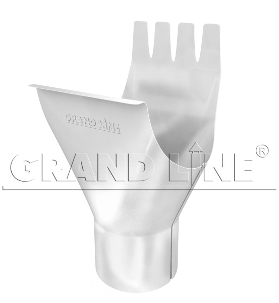 Воронка Grand Line 125х90 мм RAL 9003 сигнальный белый