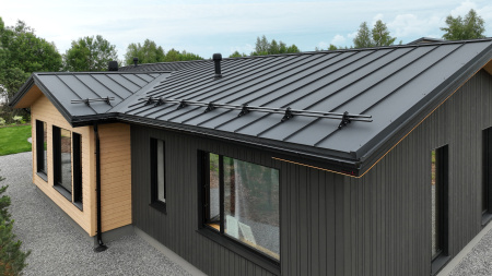 S-обвод 90 мм RAL 9005 фото