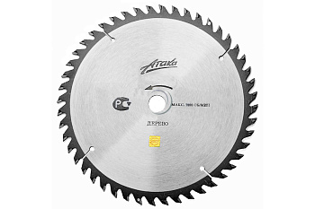 Диск пильный 300х48Тх32 дерево быстрый рез профи АТАКА