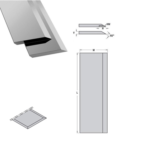 407x30x3 мм Нож строгальный HSS 18% Woodwork 73.407.30_2