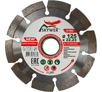 Круг алмазный 1A1RSS ULTRA UNIVERSAL 180*2.2*10*14T*22.23 "SKYWER"