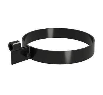 Хомут трубы Lite ПВХ Grand Line черный (RAL 9005)
