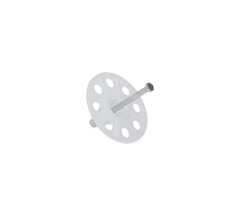 Тарельчатый дюбель гриб с гвоздем для монтажных пистолетов IN30 FEDAST