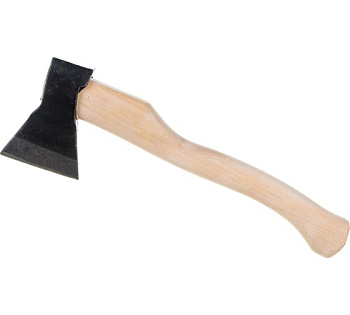 Топор кованый ИЖ с прямым лезвием и деревянной рукояткой, 0,6кг