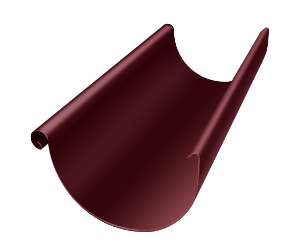 Желоб полукруглый Optima 125мм 2м RAL 3005