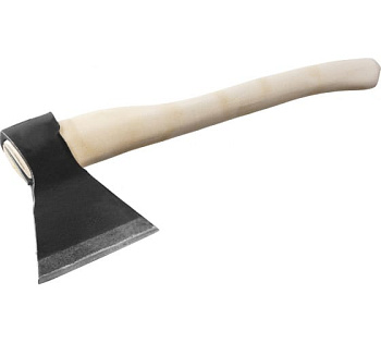 Топор кованый ИЖ с прямым лезвием и деревянной рукояткой, 1,2кг