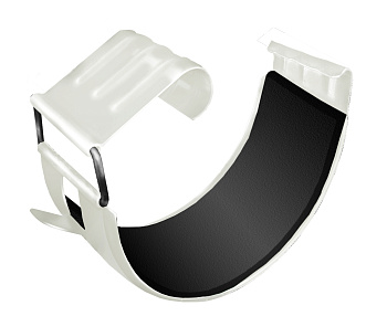 Соединитель желоба Optima 125мм RAL 9003 сигнальный белый