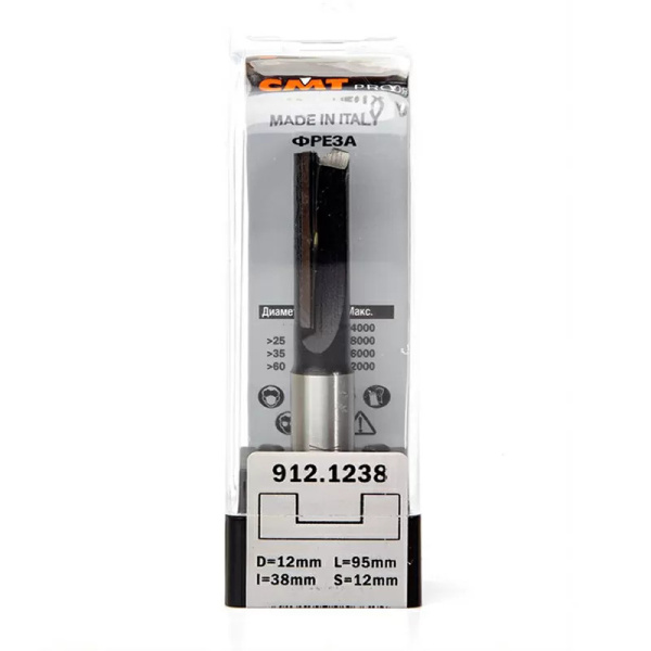 Фреза концевая пазовая CMT PRO 912.1238 (convert.io)