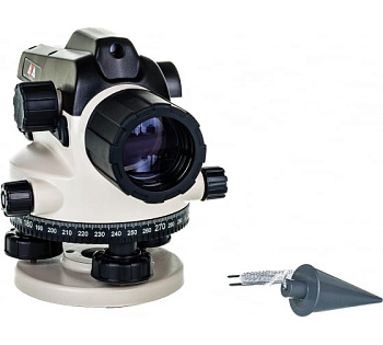 Оптический нивелир ADA RUBER 32+рейка нивелирная STAFF 3+ штатив алюминевый на винтах LIGHT S