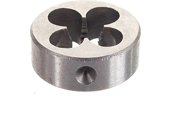 Плашка ЗУБР "МАСТЕР" круглая ручная для нарезания метрической резьбы, М6 x 1,0