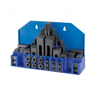 Набор прижимов для фрезерного стола с пазом 12 мм, 58 предметов