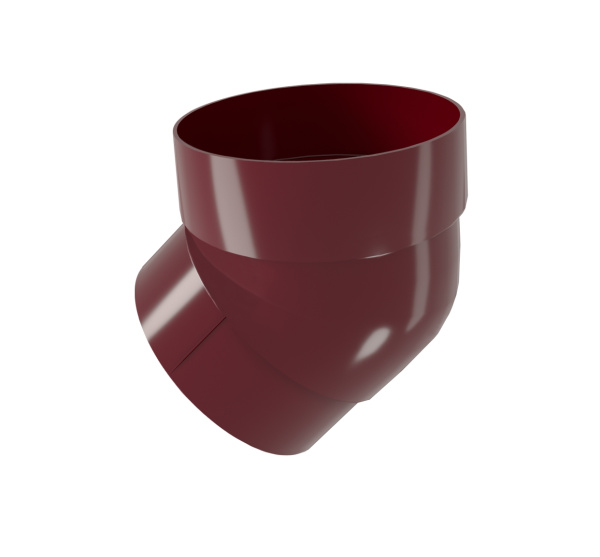 Колено трубы 45 град. ПВХ Grand Line бордо (RAL 3005)