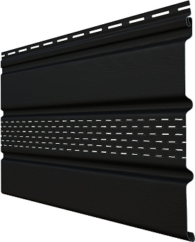 Софит Premium Acryl частично перфорированный черный (3,0м)