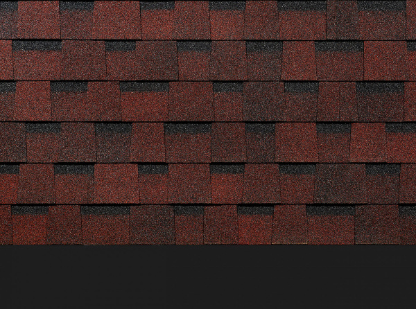 Ламинированная черепица Серия Dragon Europa, красный