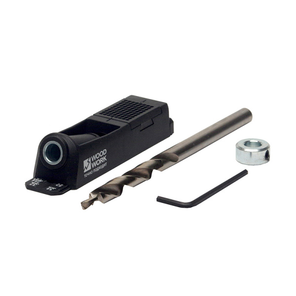 Кондуктор для сверления под углом Pocket-Hole с одной гильзой WOODWORK PHJ-01
