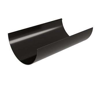 Желоб Классика 120 ПВХ Grand Line 3м черный (RAL 9005)