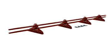 Снегозадержатель NEW трубчатый Grand Line RAL 3009 3м