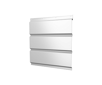 Софит металлический без перфорации 0,45 PE с пленкой RAL 9003 сигнальный белый