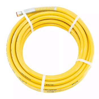 Шланг высокого давления, антистатический, 250 бар, 1/4" NPSM, 15м, желтый