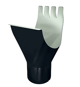 Воронка Optima 125/90мм RAL 7024 мокрый асфальт