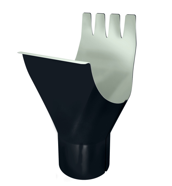 Воронка Optima 125х90мм RAL 7024 мокрый асфальт