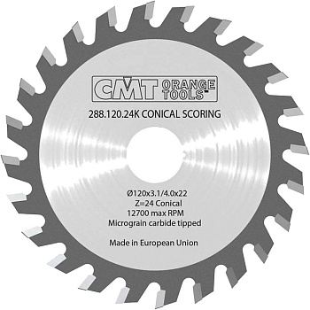 Диск пильный 120x22x3,1-4,0/2,5 5° CO+5°ATB Z=24 CMT 288.120.24K