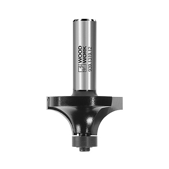 Фреза радиусная для искусственного камня с подшипникомD=38,1 R=12,7 L=65 S=12мм Woodwork 939.1319.12