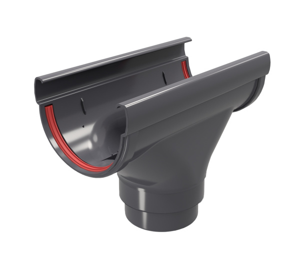 Воронка Дизайн 135 ПВХ Grand Line графит (RAL 7024)