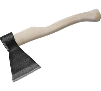 Топор кованый ИЖ с прямым лезвием и деревянной рукояткой, 0,8кг